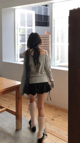 [♡MADE♡] the dot long chiffon scarf