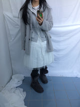 Suede Rabbit Fur Boots