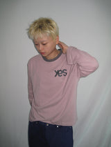 SSコントラスト ロングスリーブ Tシャツ (4 Colors)
