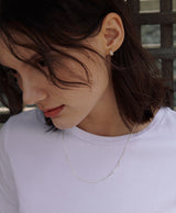[925 silver] Deux.silver.183 / fort earring (silver)