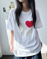アロー ハート タトゥー グラフィックTシャツ 4カラー