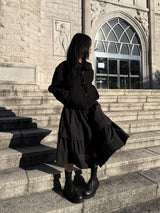  STRING LAYERED FLARE SKIRT