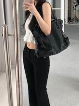 Cust Leather Shoulder Bag (3 colors)