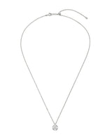 26SS★ Essence Silver Moissanite Floria Necklace