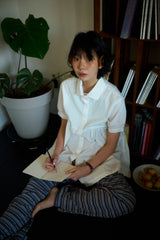 Melo Shirring Blouse (2color)