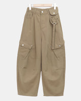 Brdin Double-Pocket Strap Washed Cargo Pants