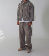 [UNISEX] Vintage Washing Hooded Jumper