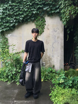 ラミーブラッシュバルーンデニムパンツ5C