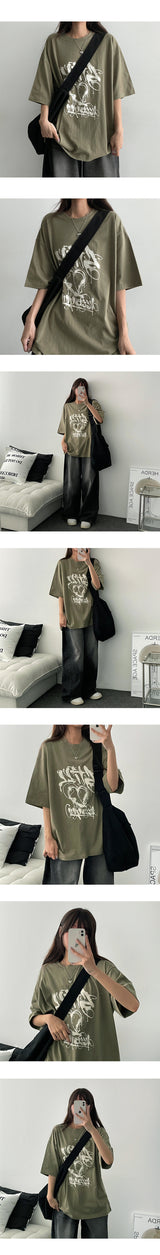 T.Will ハート半袖Tシャツ