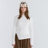 BACKLESS STRAP T-SHIRT / IVORY