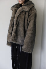 Berlin over fur jacket