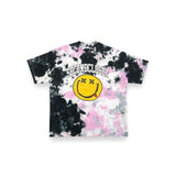 "SMILEY LOGO" PRINTED S/S TIEDYED T-SHIRT