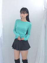 Clean neck soft t-shirt