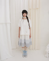  FLORAL PENDANT BACK RIBBON TOP