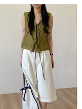 Ollie Frill Sleeveless Blouse