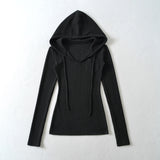 Rosie Pocket V-Neck Hood Top
