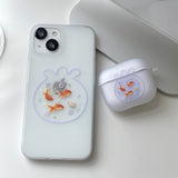 ファンタジー ジェリーフィッシュ AirPods ケース マット