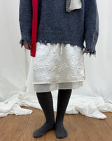 Soft Raw Edge Knit (2colors)