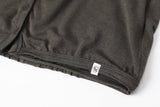 Basic open tee - charcoal 