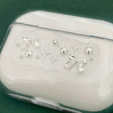 [MADE] Silver ribbon airpods case