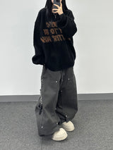 peach double-knee big work pants