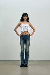 ARI RIBBON BUSTIER / WHITE