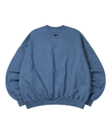 P.Basic cross Sweatshirt _ Smoke blue 
