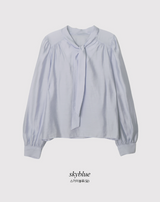 [SHOPPERMADE] MK モダールパフタイブラウス (3color)