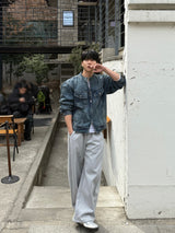 Luen incised balloon pants