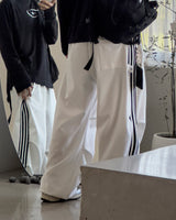 Face Track Line Snap Pants