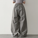 Roa Baslock Nylon Cargo Wide Pants