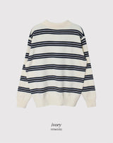 #LM デイリーマルチボーダーカラーニット (3color)
