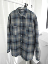 Checkered Over Fit Collar Shirt