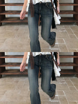 Bridget Gradient Washing Bootcut Denim Pants