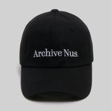 Nus. x Huke Archive ball cap (BLACK)
