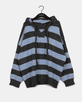 Bette Oversized-Fit Stripe Hooded Knitwear