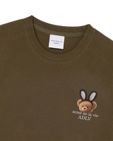 25FW WOMAN FUZZY BEAR SHORT SLEEVE T-SHIRT