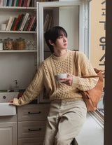 Forre Cable Heavy Round Knit