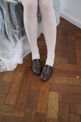 Glossy loafer_brown