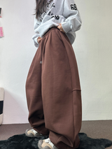 スウェットバルーンバックポイントロングパンツ🤎🖤🩶3COLOR