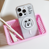 magsafe jellyhard stick carry on shine smartphone case