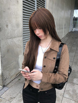 バックルレザーアイレットデイリーショルダーバッグ