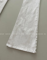 Basic Low-Rise Bootcut Pants