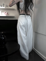 cut-line volume-up wide pants