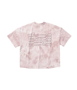 (W) Sorona Marble Dot Symbol Crop T-Shirt (Pink)