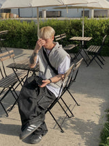 Linen core check shirt 3C