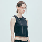 wrap heart chain sleeveless