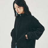 Fickle 2-WAY full zip-up / Black