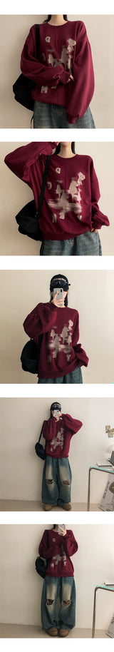 Dinva graphic sweatshirt