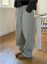 Hairy crop round knit cardigan(3color)